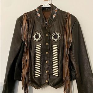 STUNNING Leather Moto jacket